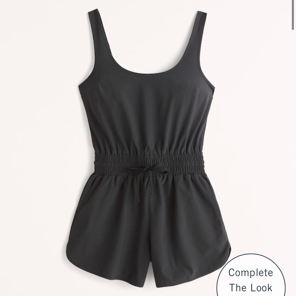 Abercrombie athletic travel romper